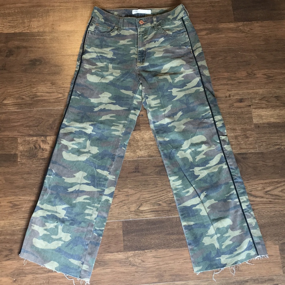 Zara Camo denim